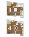 1 Bedroom 2 Bath Loft Floor Plan 1 Bedroom 2 Bath Loft Floor Plan at St. Mary's Square Raleigh, NC